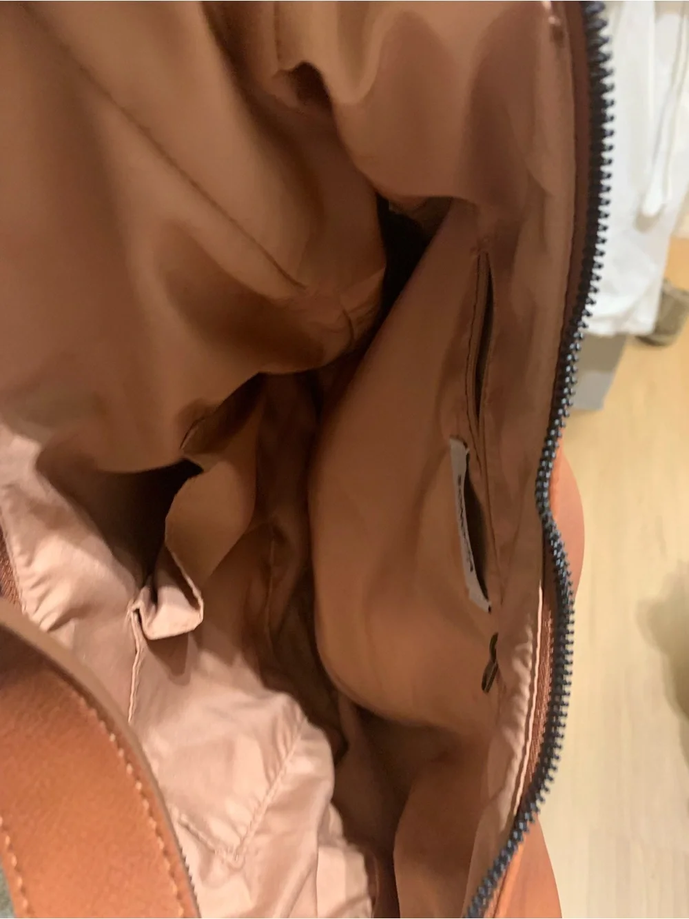 Sonoma Tan Pebbled Leather Hobo Bag